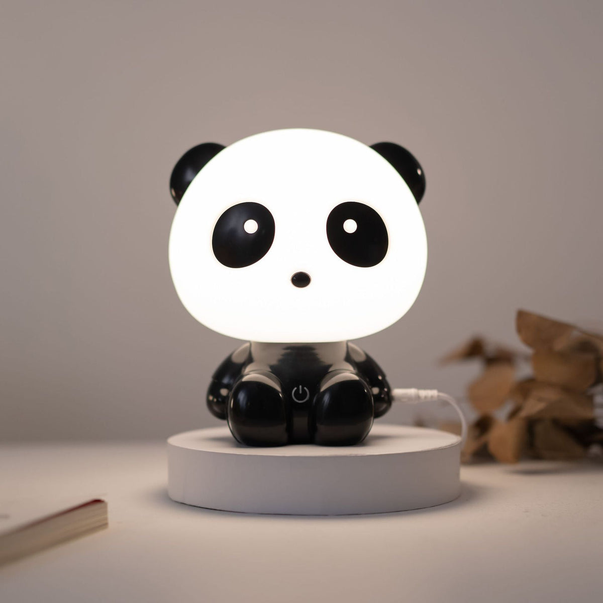 Touch-Dimming Panda Bedside Lamp / Panda 3rd speed touch switch / USB
