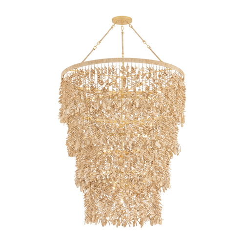 18-Light Coco Shell Gold Chandelier / Default Title