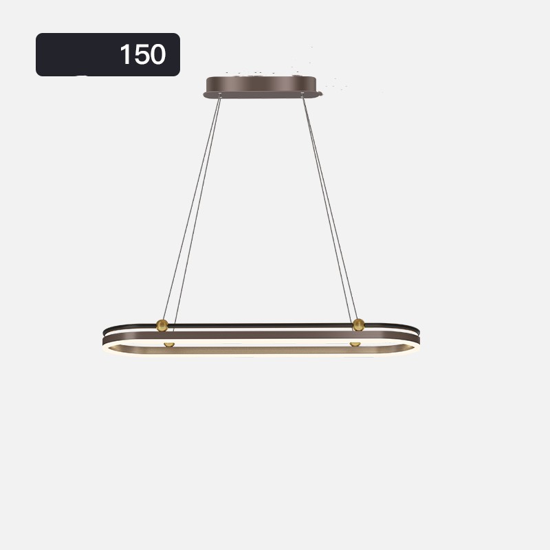 Modern Fish Linear LED Chandelier for Dining and Bar Areas