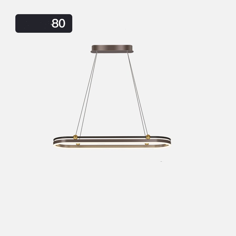 Modern Fish Linear LED Chandelier for Dining and Bar Areas