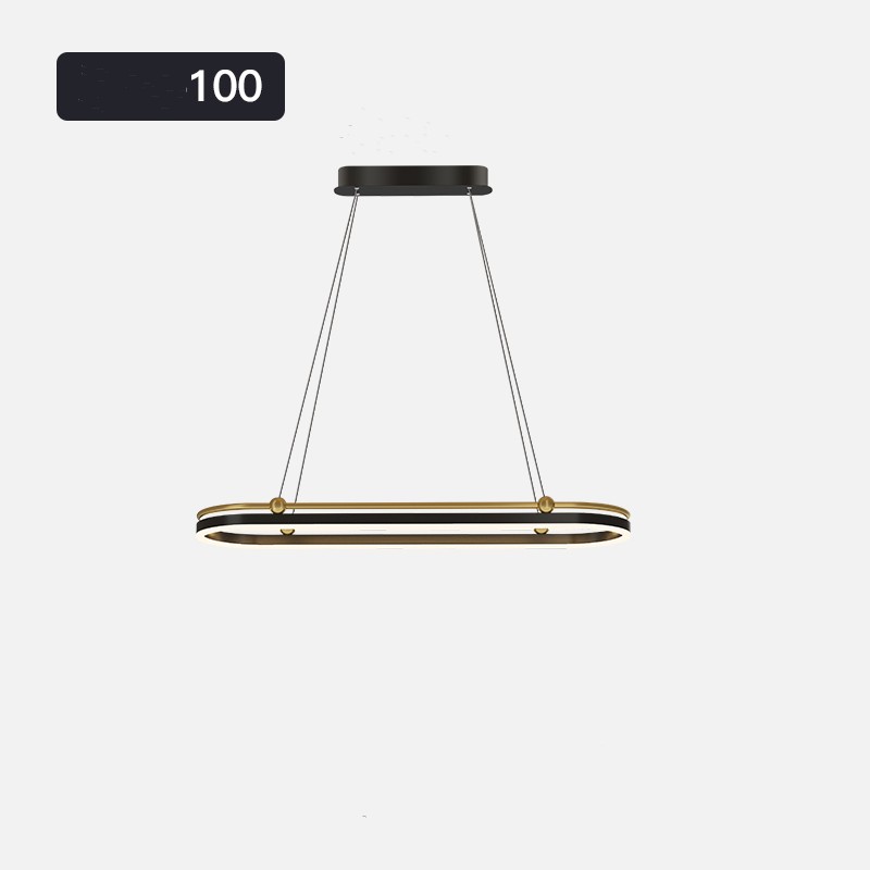 Modern Fish Linear LED Chandelier for Dining and Bar Areas