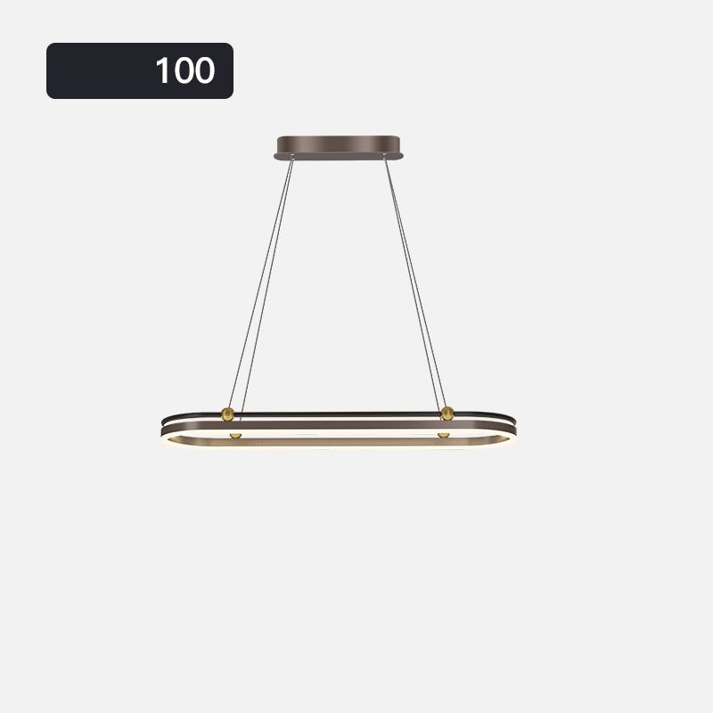 Modern Fish Linear LED Chandelier for Dining and Bar Areas