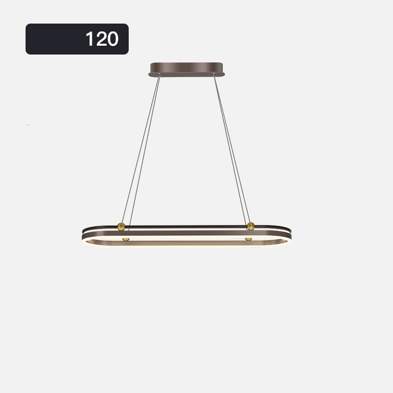 Modern Fish Linear LED Chandelier for Dining and Bar Areas