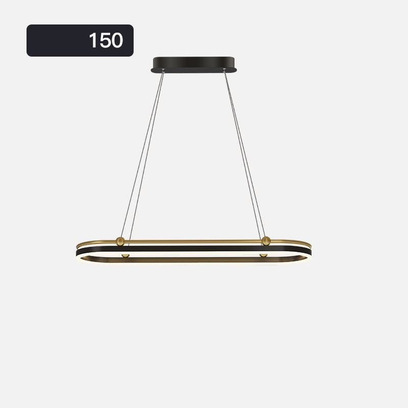 Modern Fish Linear LED Chandelier for Dining and Bar Areas