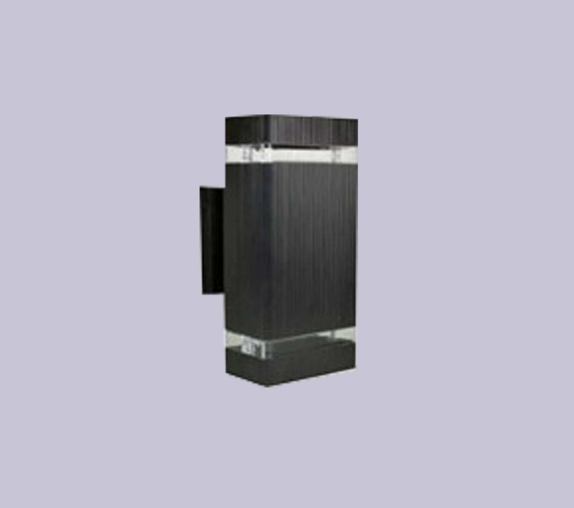 Double-Head Transparent Outdoor Wall Light