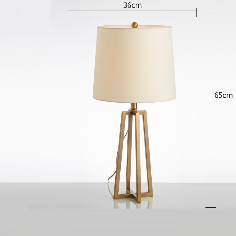 Fabric Shade Decorative Table Lamp / D / AU