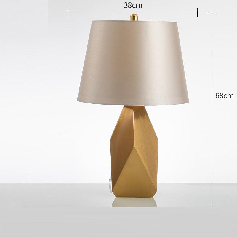 Fabric Shade Decorative Table Lamp / A / US