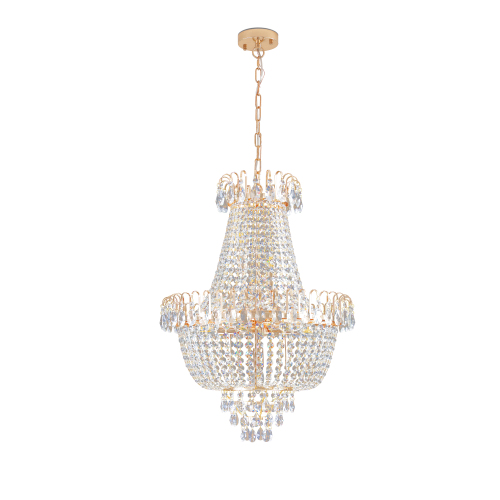 Large Gold Crystal Luxury Chandelier