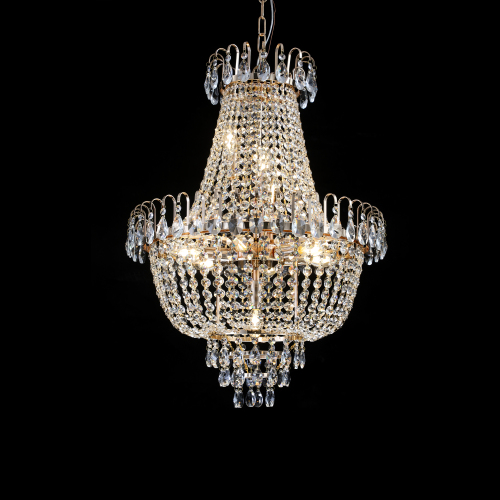 Large Gold Crystal Luxury Chandelier