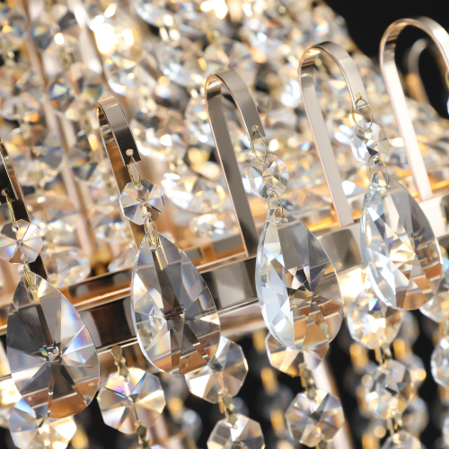 Large Gold Crystal Luxury Chandelier