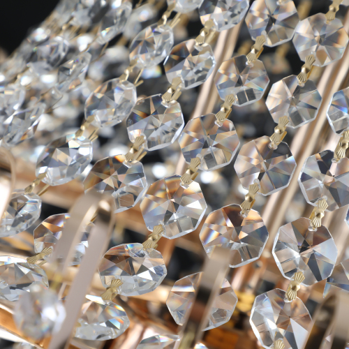 Large Gold Crystal Luxury Chandelier