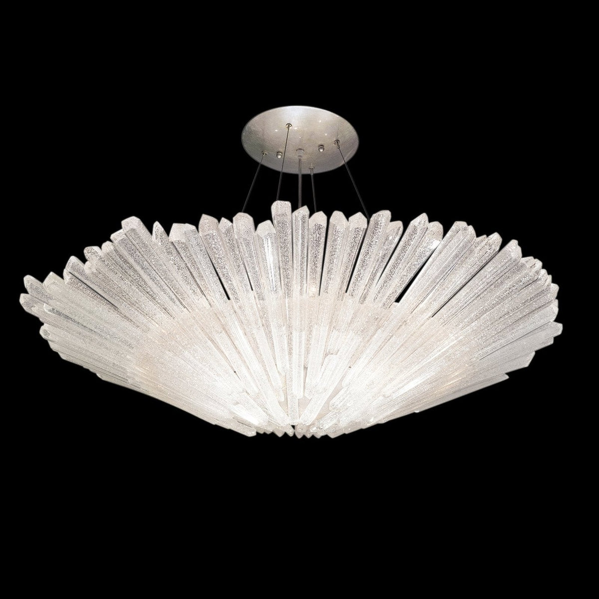 Hand-Polished Quartz Crystal Pendant Light / Default Title