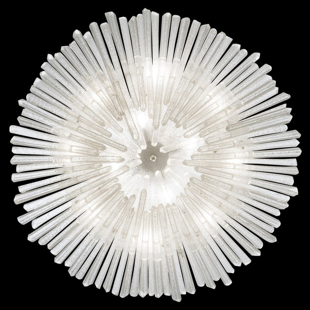 Hand-Polished Quartz Crystal Pendant Light