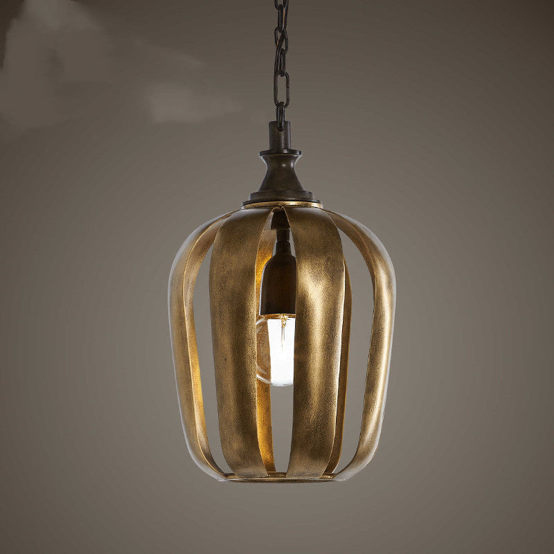 American Retro Industrial Resin Pendant Light