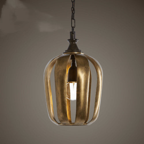 American Retro Industrial Resin Pendant Light