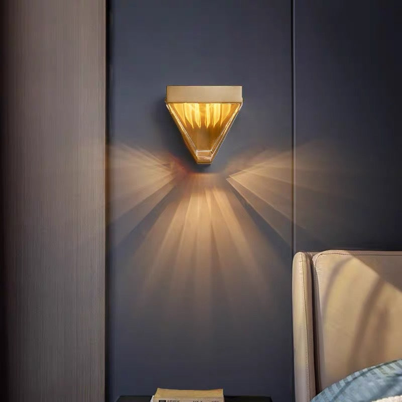 Light Luxury Crystal Corridor Wall Light