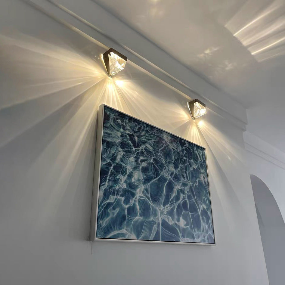 Light Luxury Crystal Corridor Wall Light