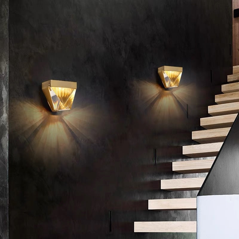 Light Luxury Crystal Corridor Wall Light