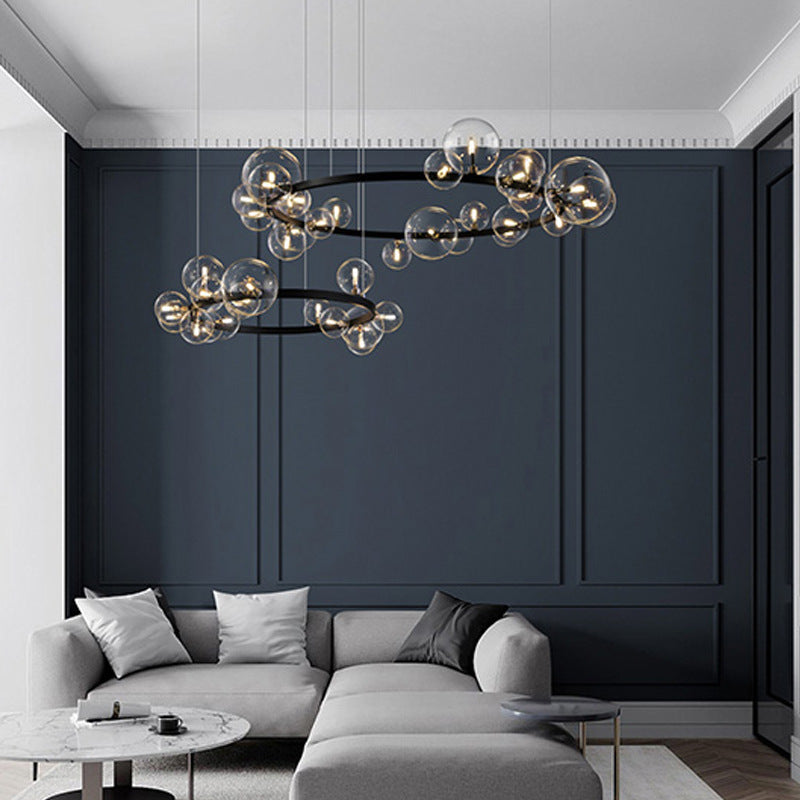 Nordic Bubble LED Living Room Chandelier
