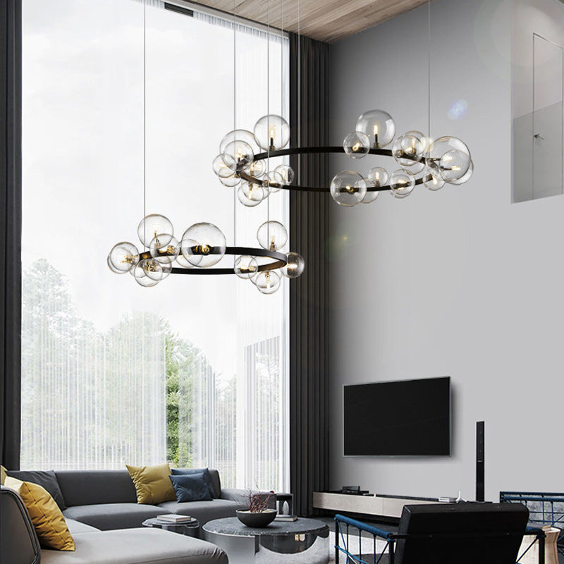 Nordic Bubble LED Living Room Chandelier