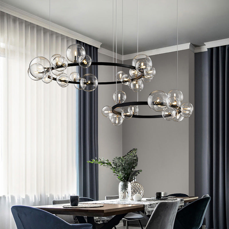 Nordic Bubble LED Living Room Chandelier