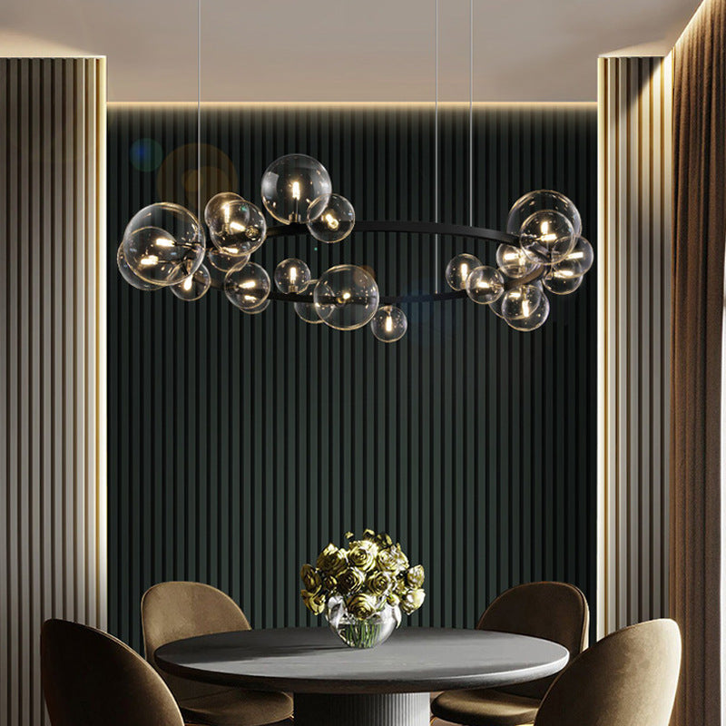 Nordic Bubble LED Living Room Chandelier