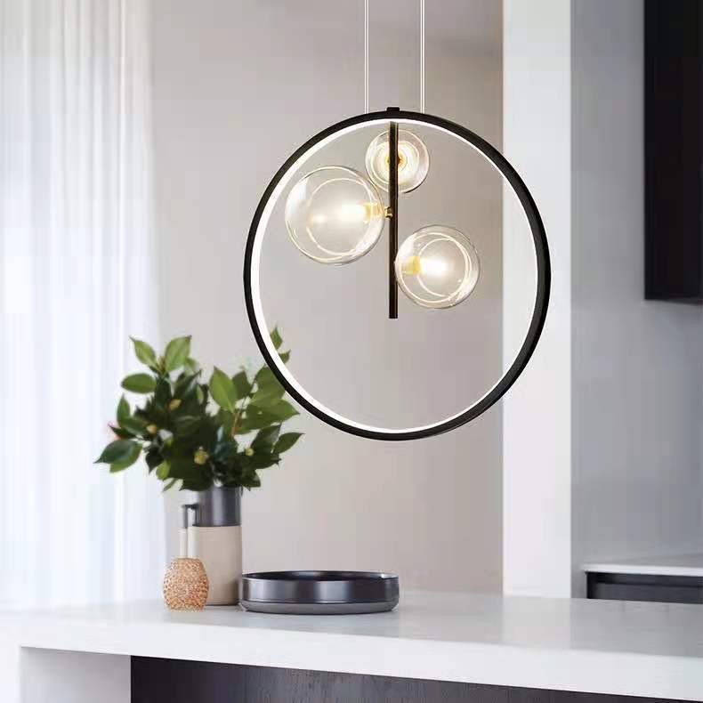 Modern Glass Bubble Pendant Light