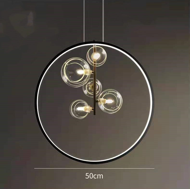 Modern Glass Bubble Pendant Light