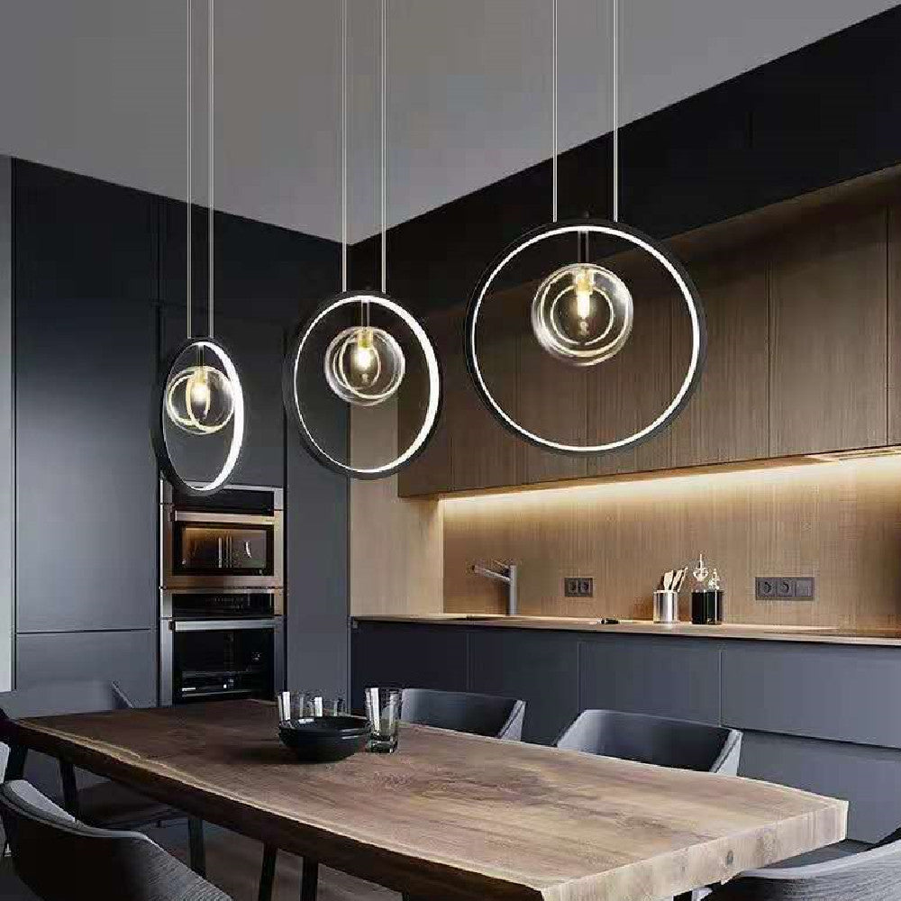 Modern Glass Bubble Pendant Light