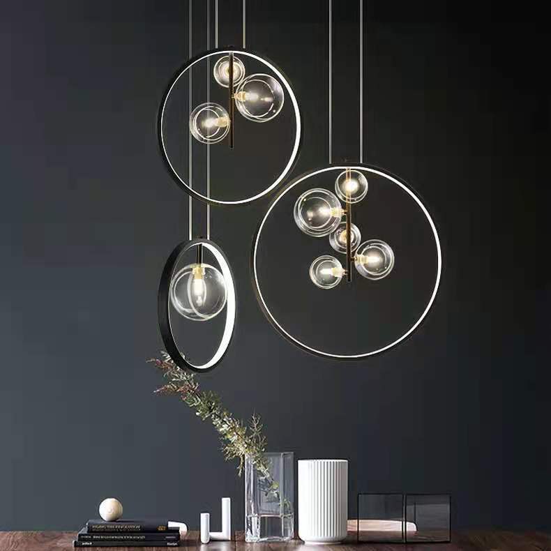 Modern Glass Bubble Pendant Light