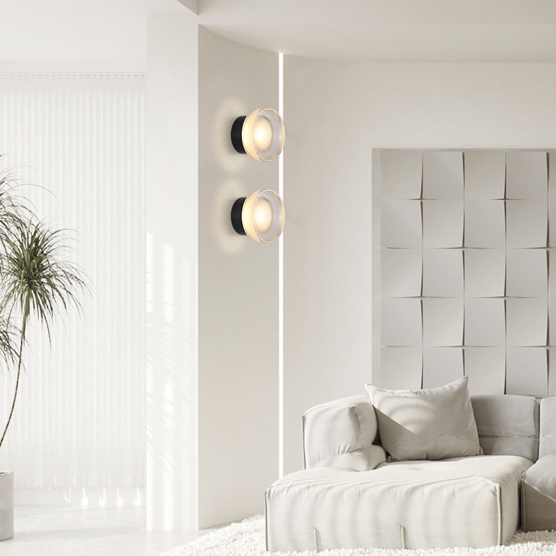 Modern Hallway Decorative Wall Light / Warm Light 3000K / B Smoky Gray