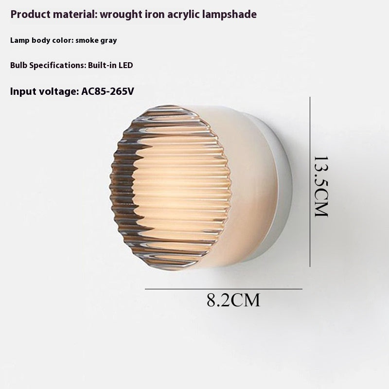 Modern Hallway Decorative Wall Light / Warm Light 3000K / B White