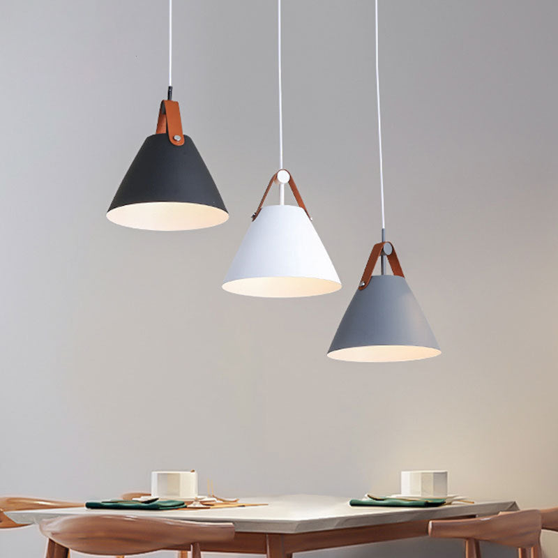Nordic Macaron Three-Light Dining Pendant
