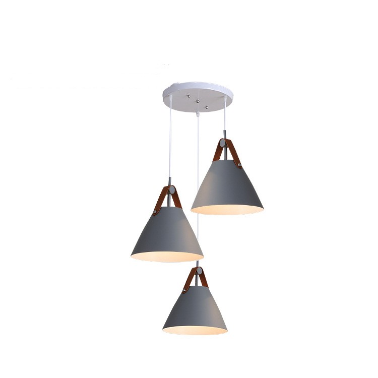 Nordic Macaron Three-Light Dining Pendant