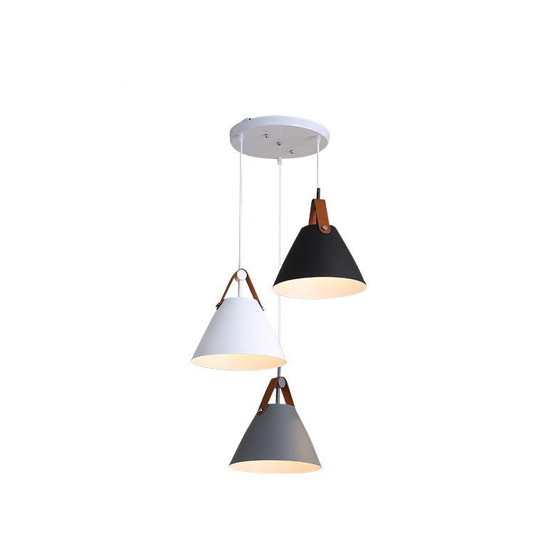 Nordic Macaron Three-Light Dining Pendant