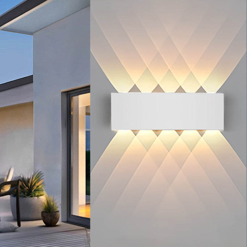 Waterproof White LED Telescope Outdoor Wall Light