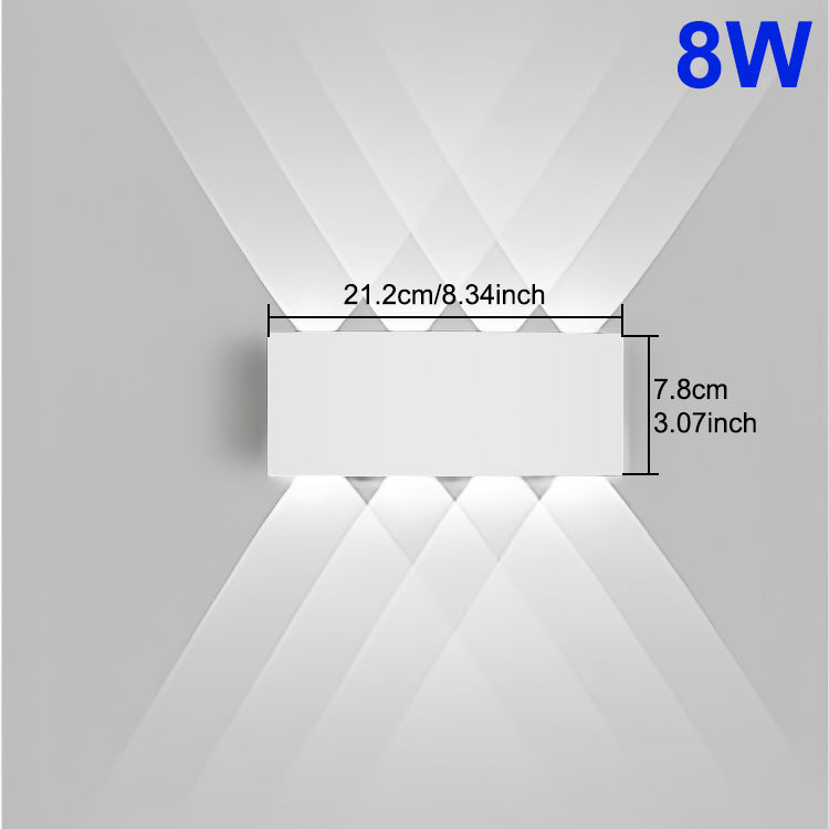 Waterproof White LED Telescope Outdoor Wall Light