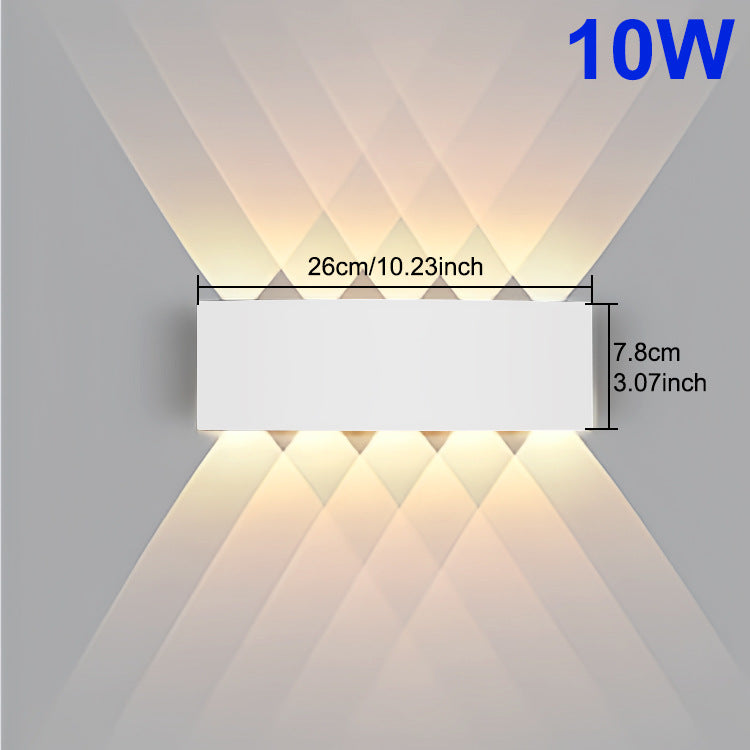 Waterproof White LED Telescope Outdoor Wall Light