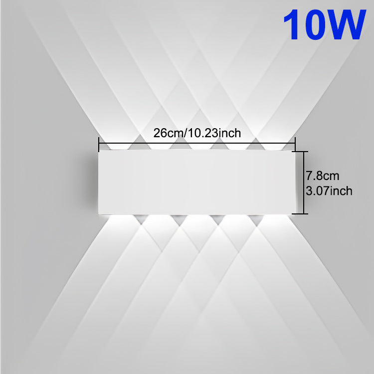 Waterproof White LED Telescope Outdoor Wall Light