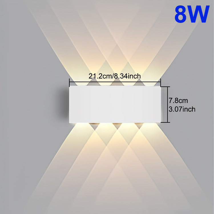 Waterproof White LED Telescope Outdoor Wall Light