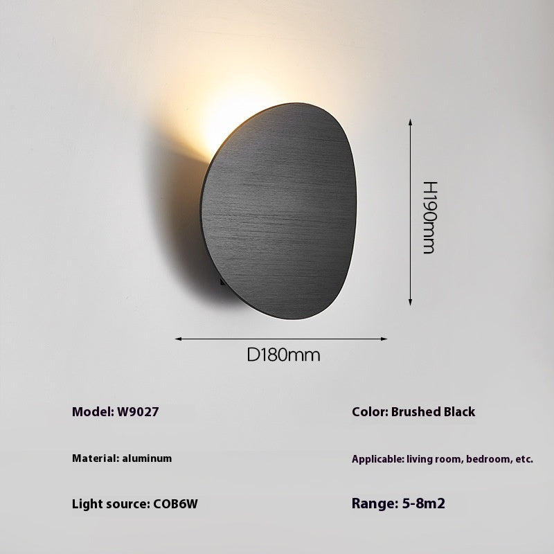 Round Modern Bedside Wall Light