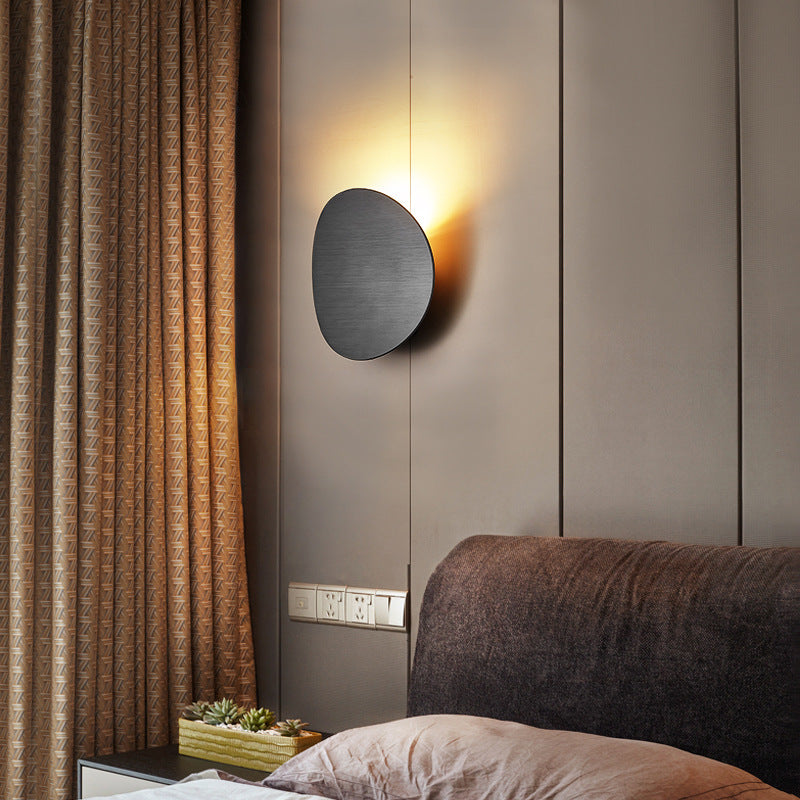 Round Modern Bedside Wall Light