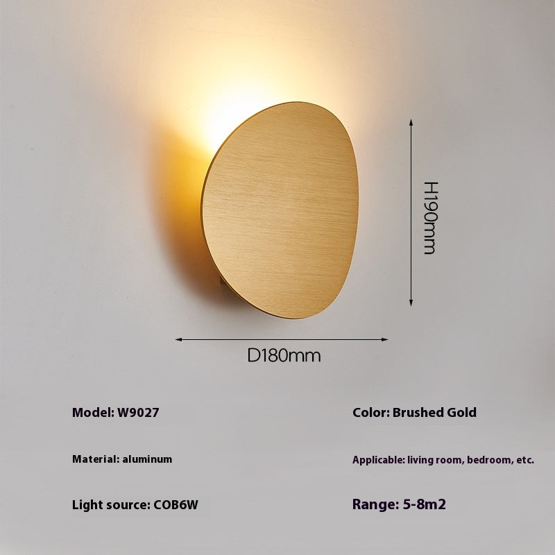 Round Modern Bedside Wall Light