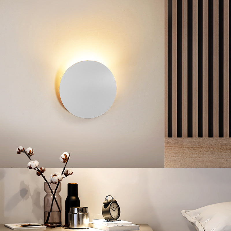 Round Modern Bedside Wall Light