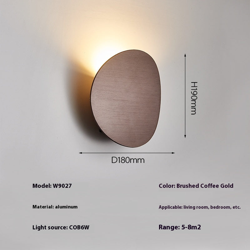 Round Modern Bedside Wall Light