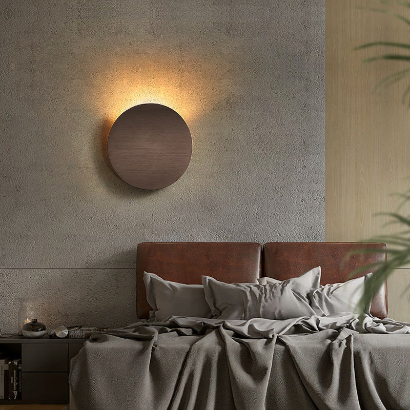 Round Modern Bedside Wall Light