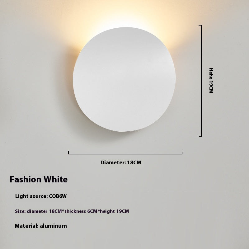 Round Modern Bedside Wall Light