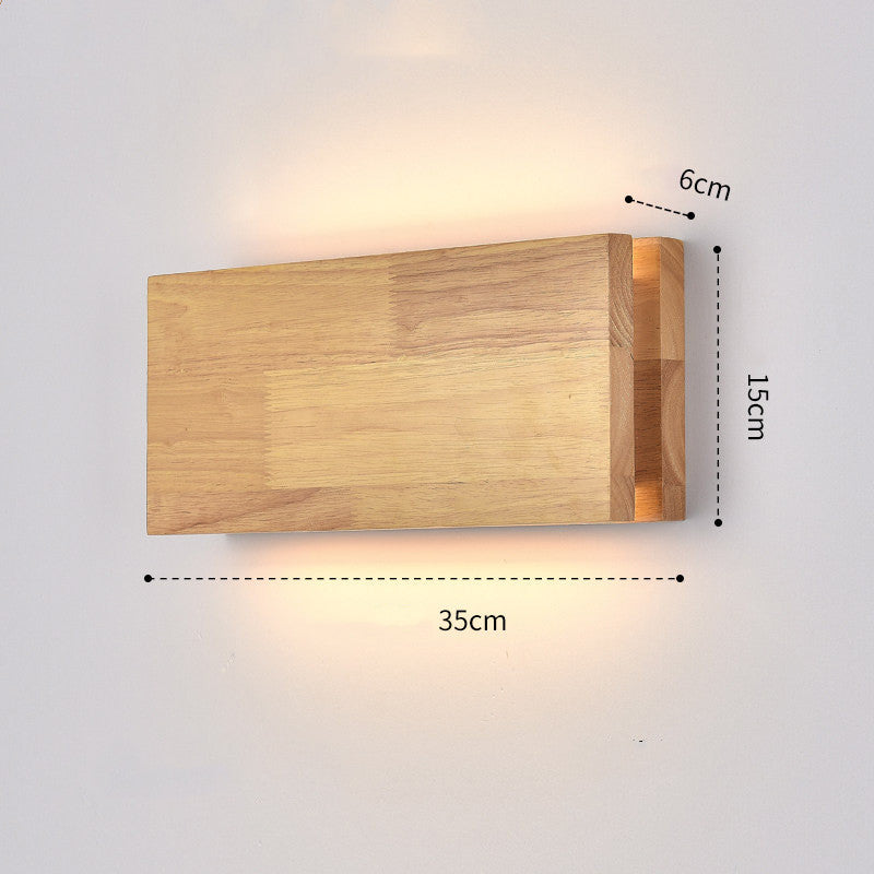 Solid Wood Nordic Wall Light