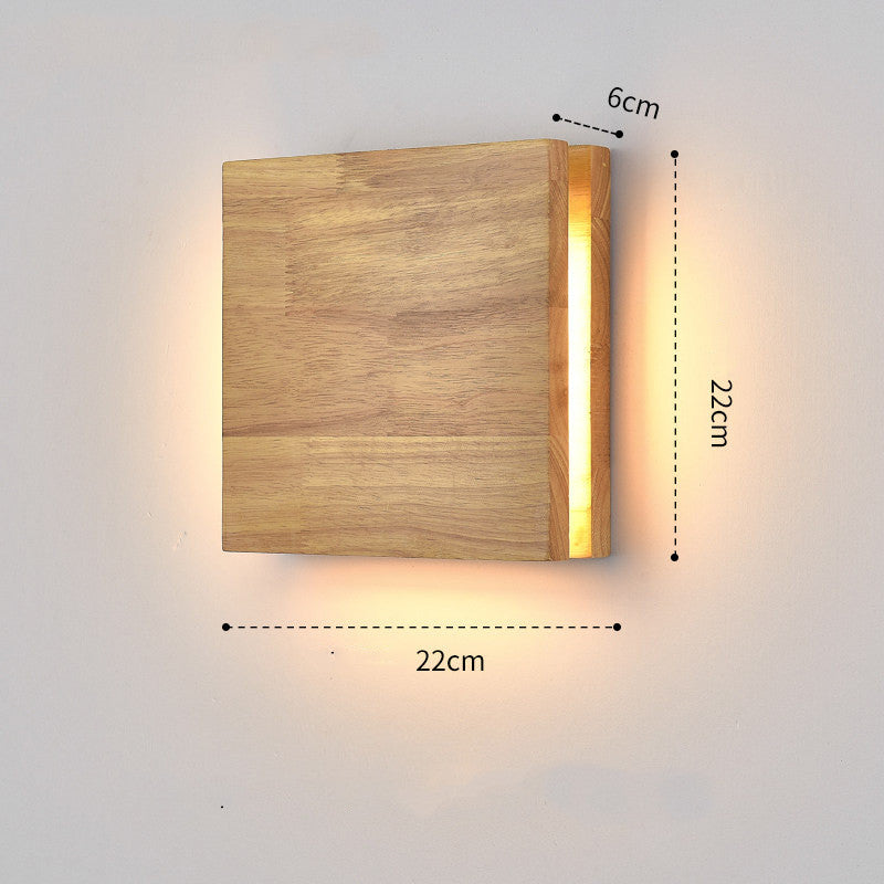 Solid Wood Nordic Wall Light