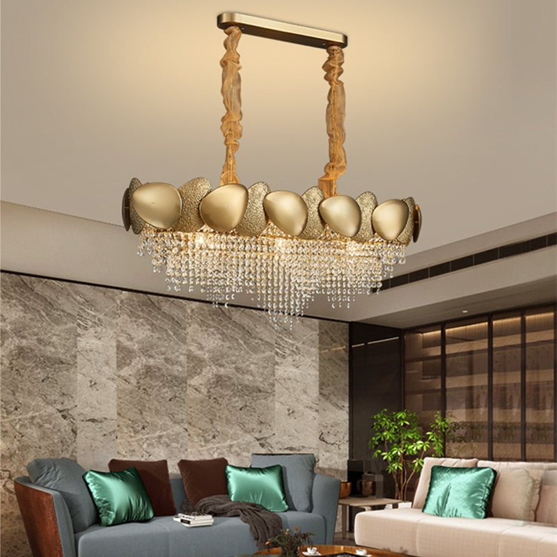Stainless Steel Crystal Ceiling Chandelier